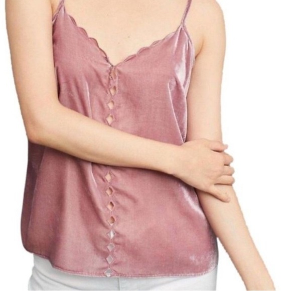 Maeve Anthropology, camel, large NWT Light velvet Rose color boho  hobo - Picture 8 of 11